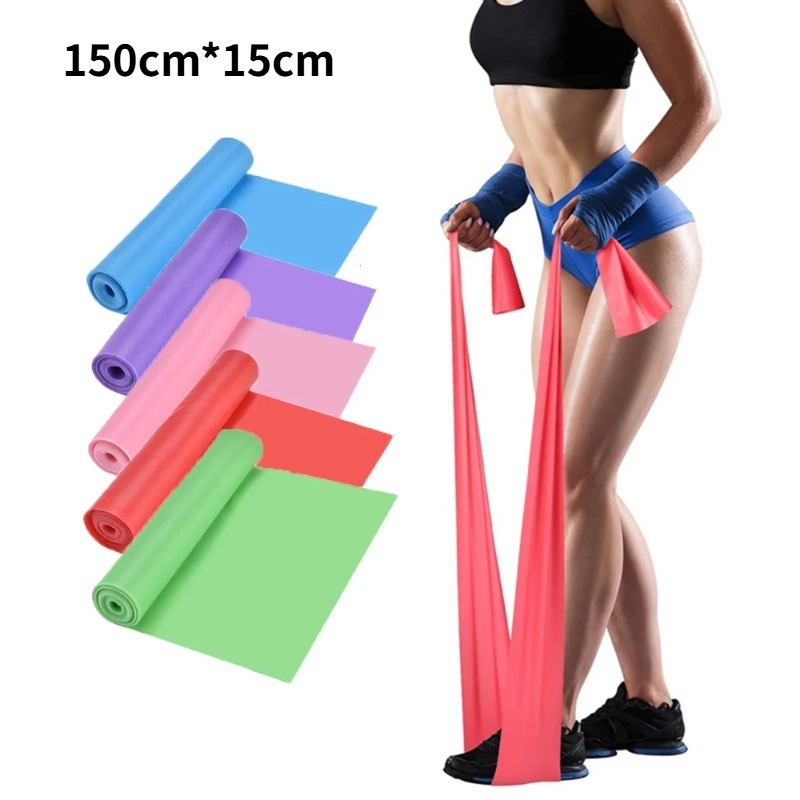 Yoga Fitness Resistance Band - أشرطة مقاومة من اللاتكس الطبيعي، أشرطة