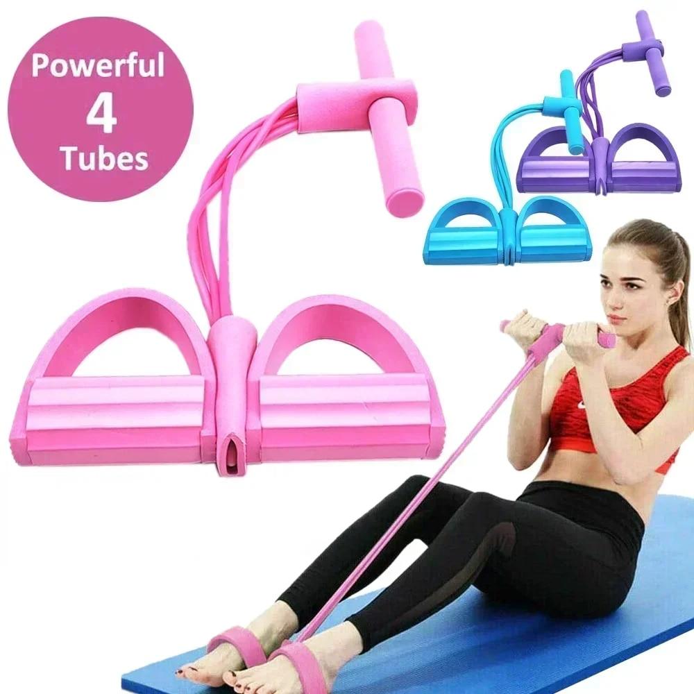 Yoga Fitness Resistance Band - 4/6 مستوى المقاومة الفرقة أربطة مرنة