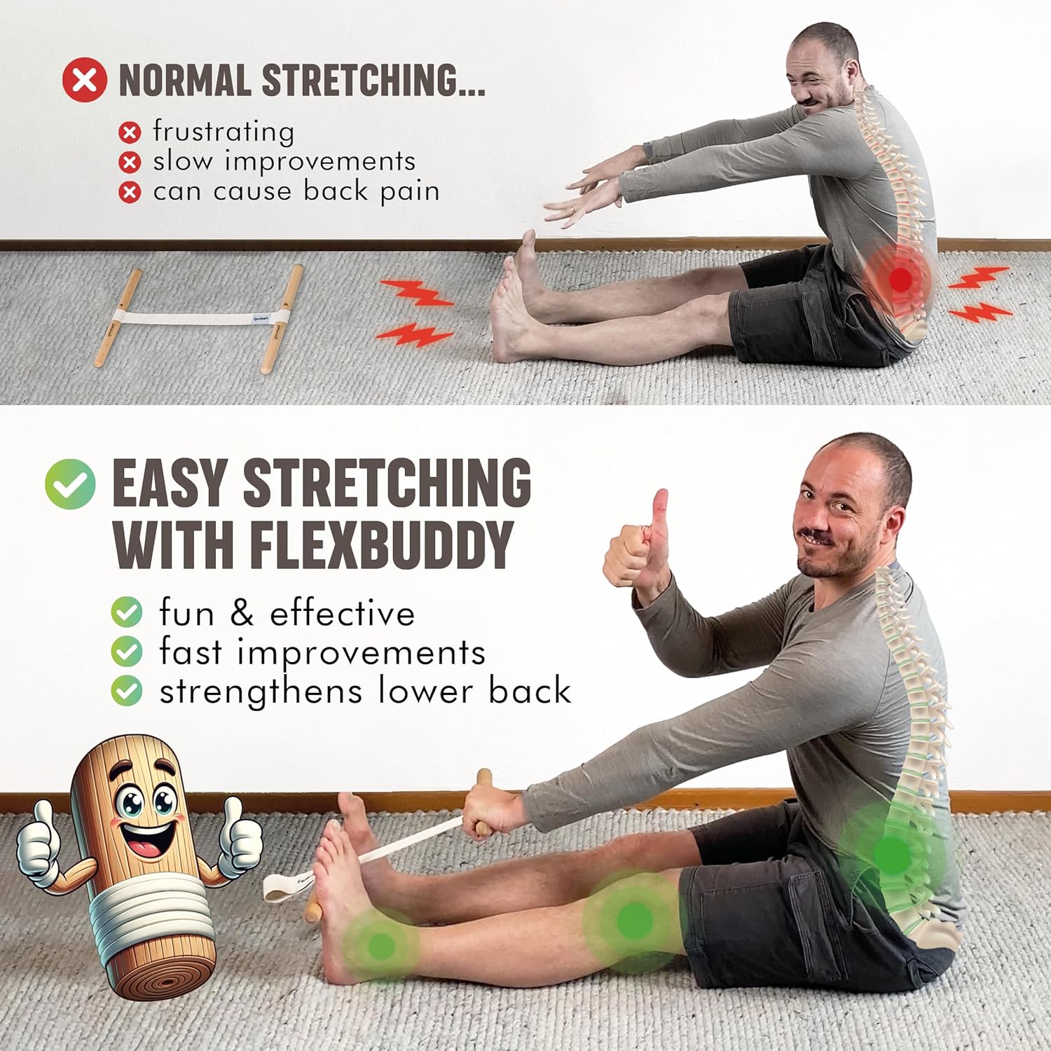 جهاز تمديد عضلات الفخذ قابل لل - مراجعة Yoga Of Fitness وسعره