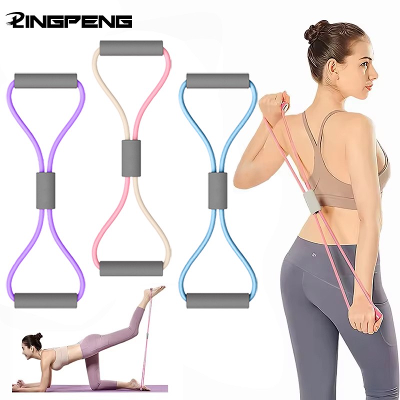 1 قطعة الصالة الرياضية المنزل  - مراجعة Yoga Fitness Resistance Band وسعره