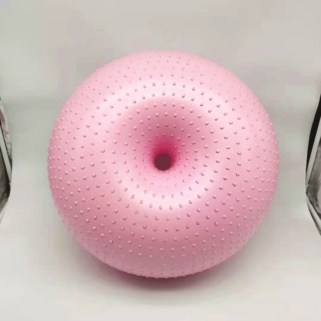 New Yoga Ball Donuts Thickened - مراجعة Yoga Fitness Apple وسعره
